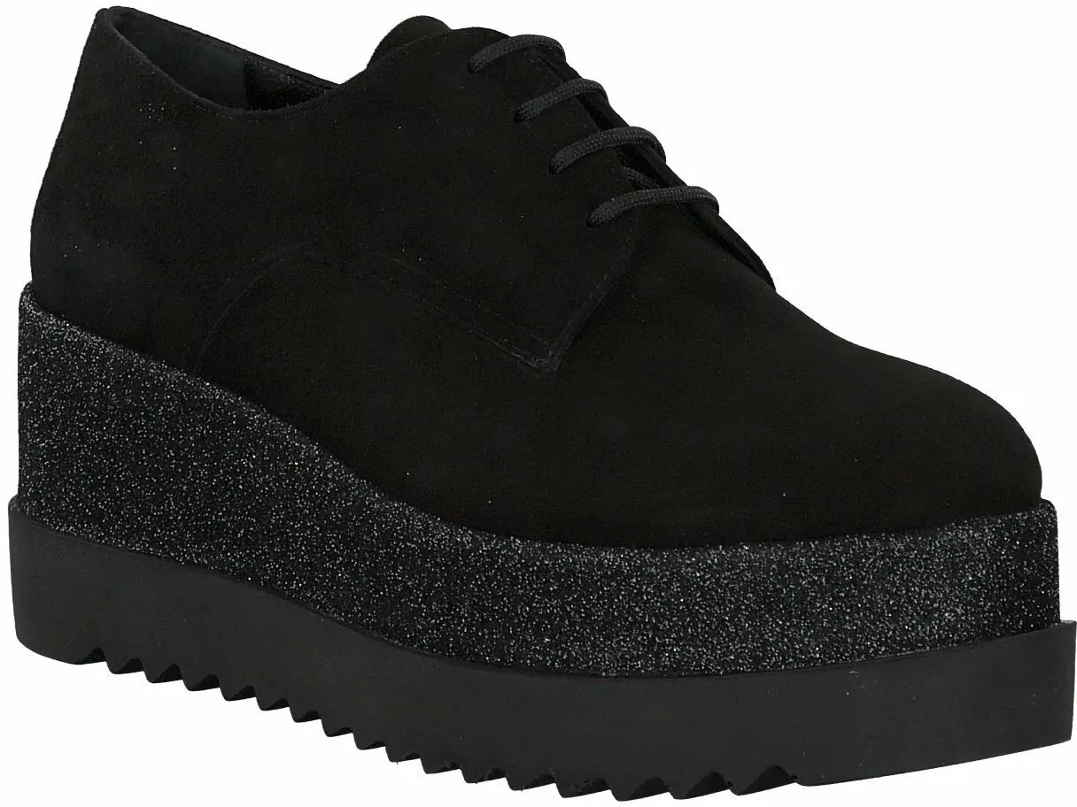 Damen-Schnürschuhe 101002695099 (Schwarz)