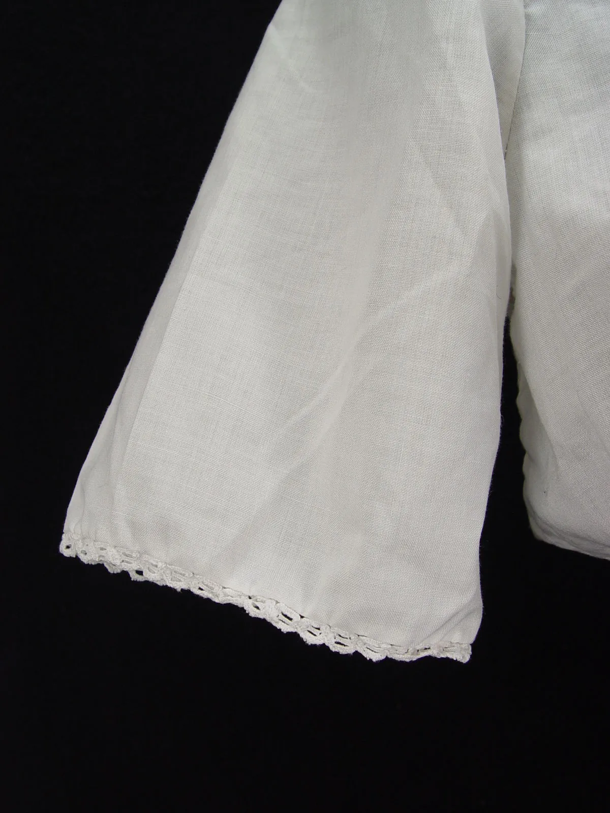 Gr.40 Dirndlbluse Bluse für Dirndl  mit rundem Ausschnitt  Trachtenbluse B4500
